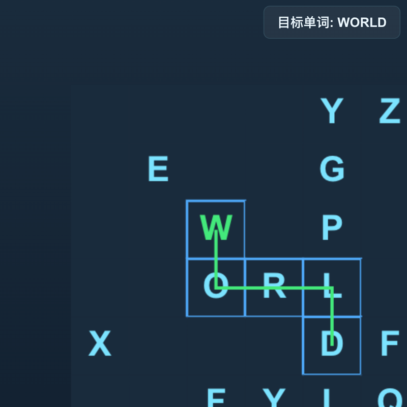 Word Maze（单词迷宫）